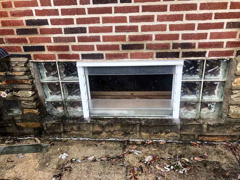 broken basement windows